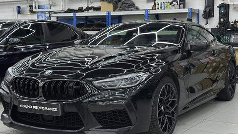 Замена штатного Bowers & Wilkins на BMW M8 Competition